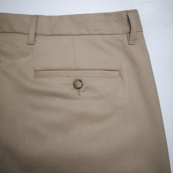 NWT Old Navy Men's Size 44/30 Tan Straight Built-in-Flex Flat Front Pants - Picture 10 of 15